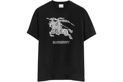 t shirt burberry noir|burberry prorsum t shirt.